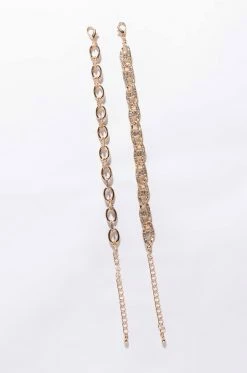 AHOY SAILOR RHINESTONE CHAIN BRACELET SET