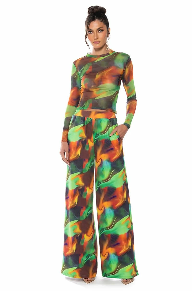 ALL NATURAL WIDE LEG PANT - Image 3