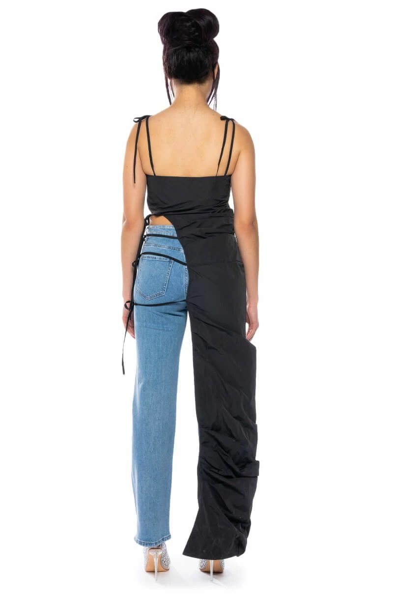 ASH TIE DETAIL SLEEVELESS MAXI TOP - Image 4