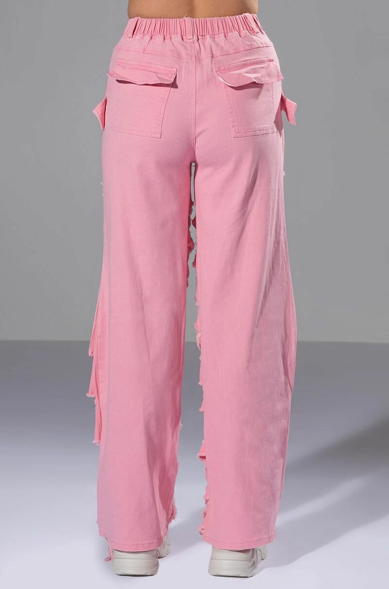 BESTIES FAVORITE DISTRESSED CARGO PANTS - Image 7