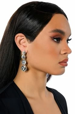 BETTER BELIEVE EMBELLISHED DROP EARRINGS