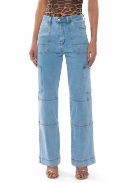 BLUE JEAN BABY WIDE LEG UTILITY JEANS