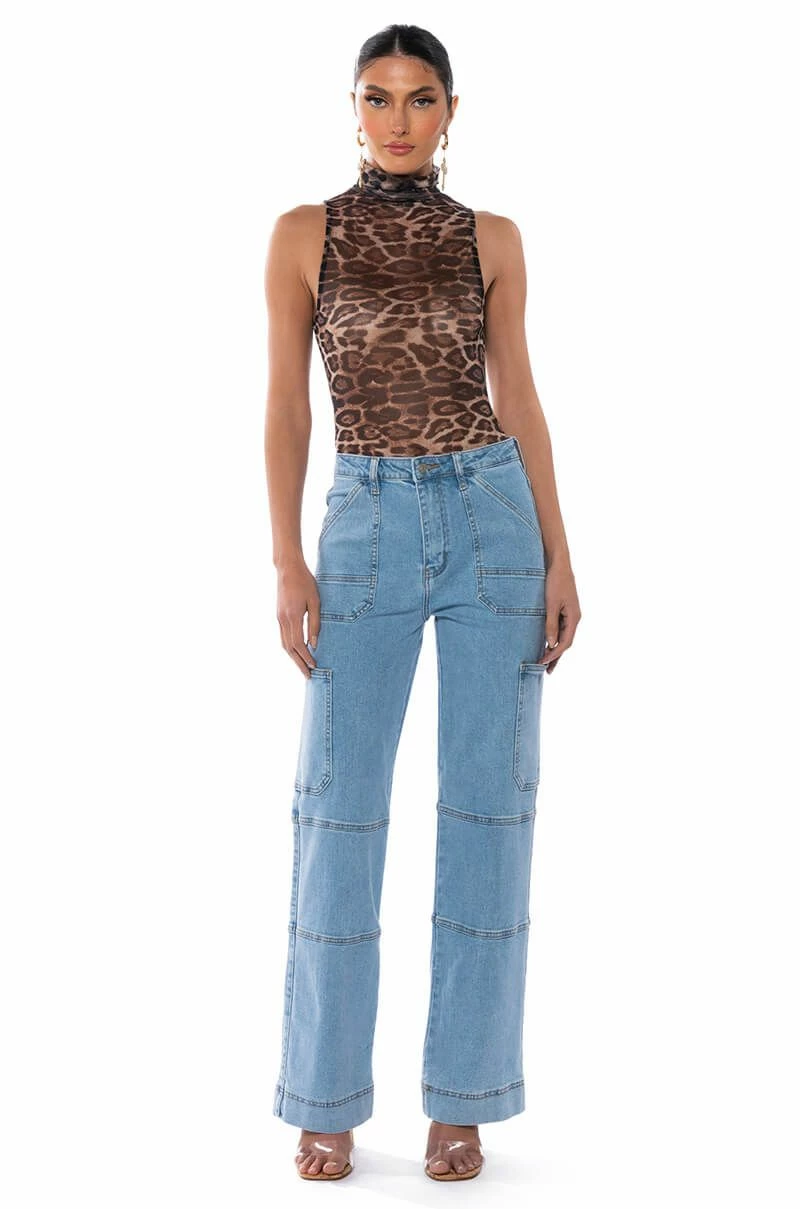 BLUE JEAN BABY WIDE LEG UTILITY JEANS - Image 3