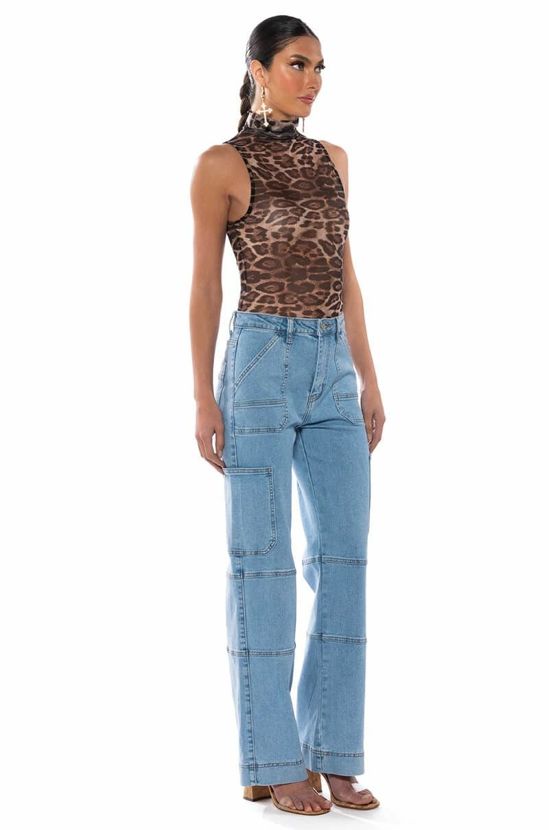 BLUE JEAN BABY WIDE LEG UTILITY JEANS - Image 4