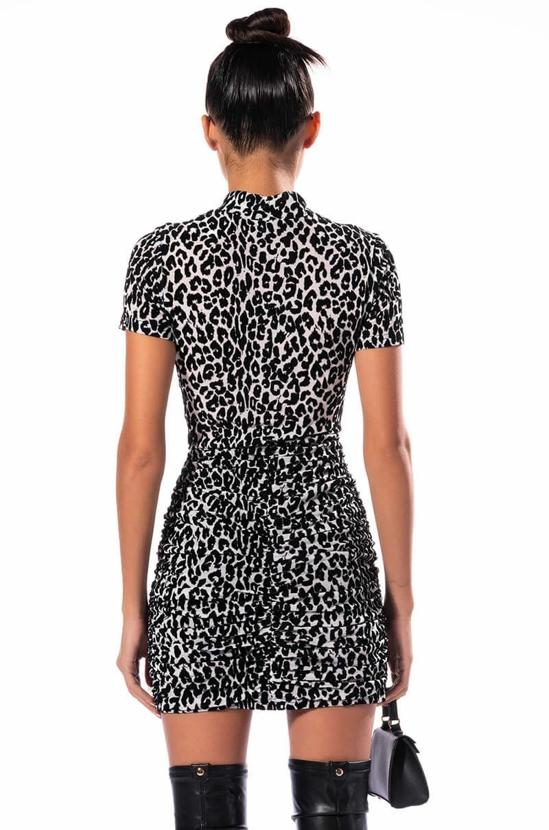 CANT BE TAMED SHORT SLEEVE MOCK NECK BODYSUIT - Image 10