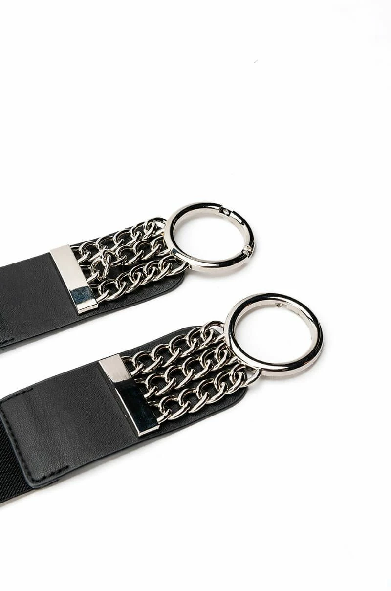 CELEBRATION CHAIN DETAIL STRETCH BELT - Image 5