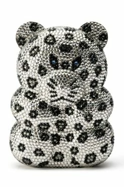 CHEETAH GIRL BLINGED CLUTCH