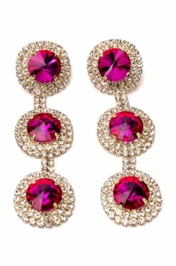 CLASS ACT GEM DROP EARRINGS