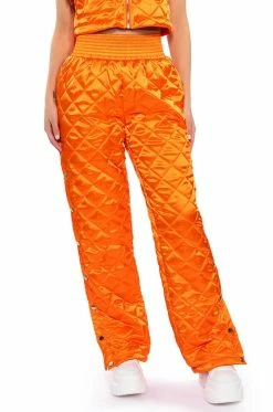 COZY MODE QUILTED SATIN BREAKAWAY JOGGER
