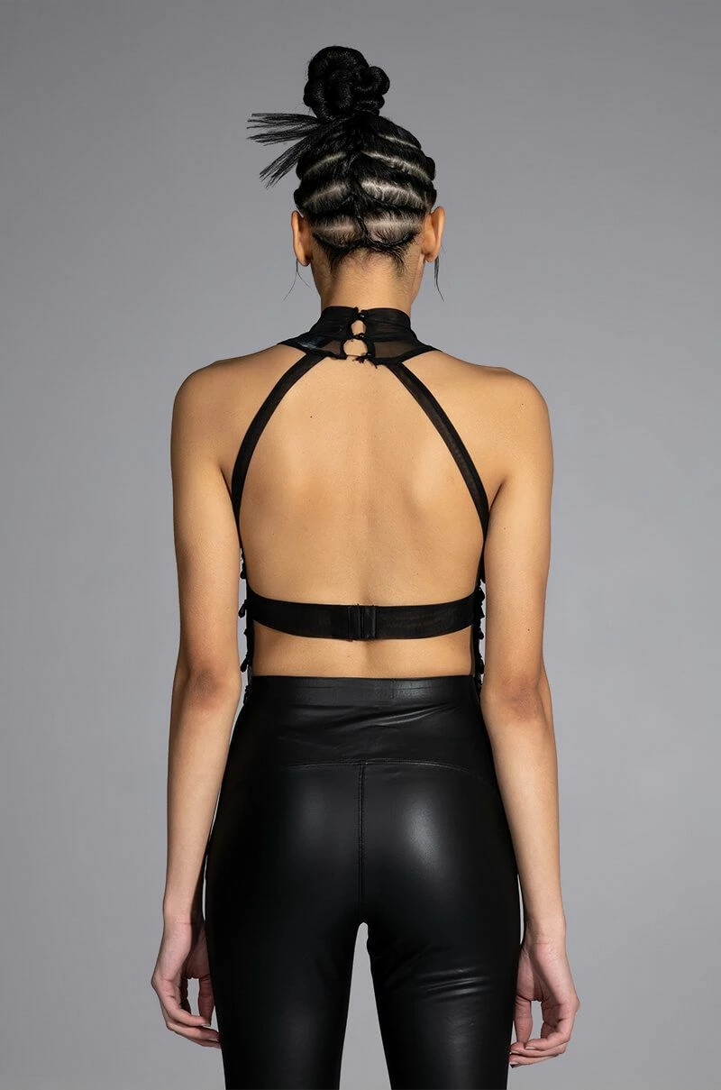 DATE NIGHT BEADED CROP TOP - Image 6