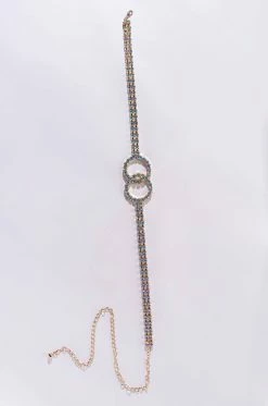DOLCE RHINESTONE CHAIN BELT