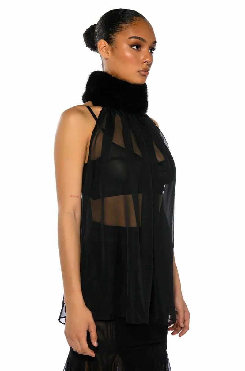 ELEGANT TURTLE NECK BLOUSE - Image 2