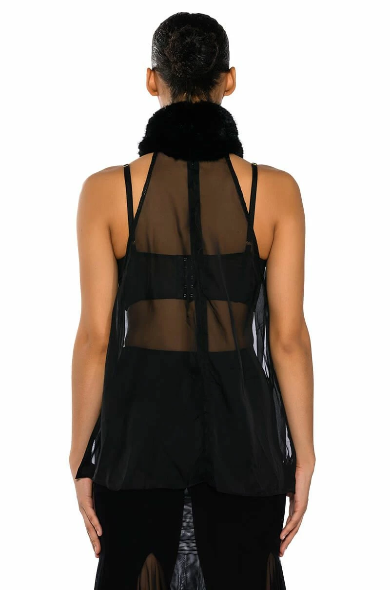 ELEGANT TURTLE NECK BLOUSE - Image 6