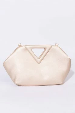 BERMUDA TRIANGLE CHAMPAGNE POUCH BAG