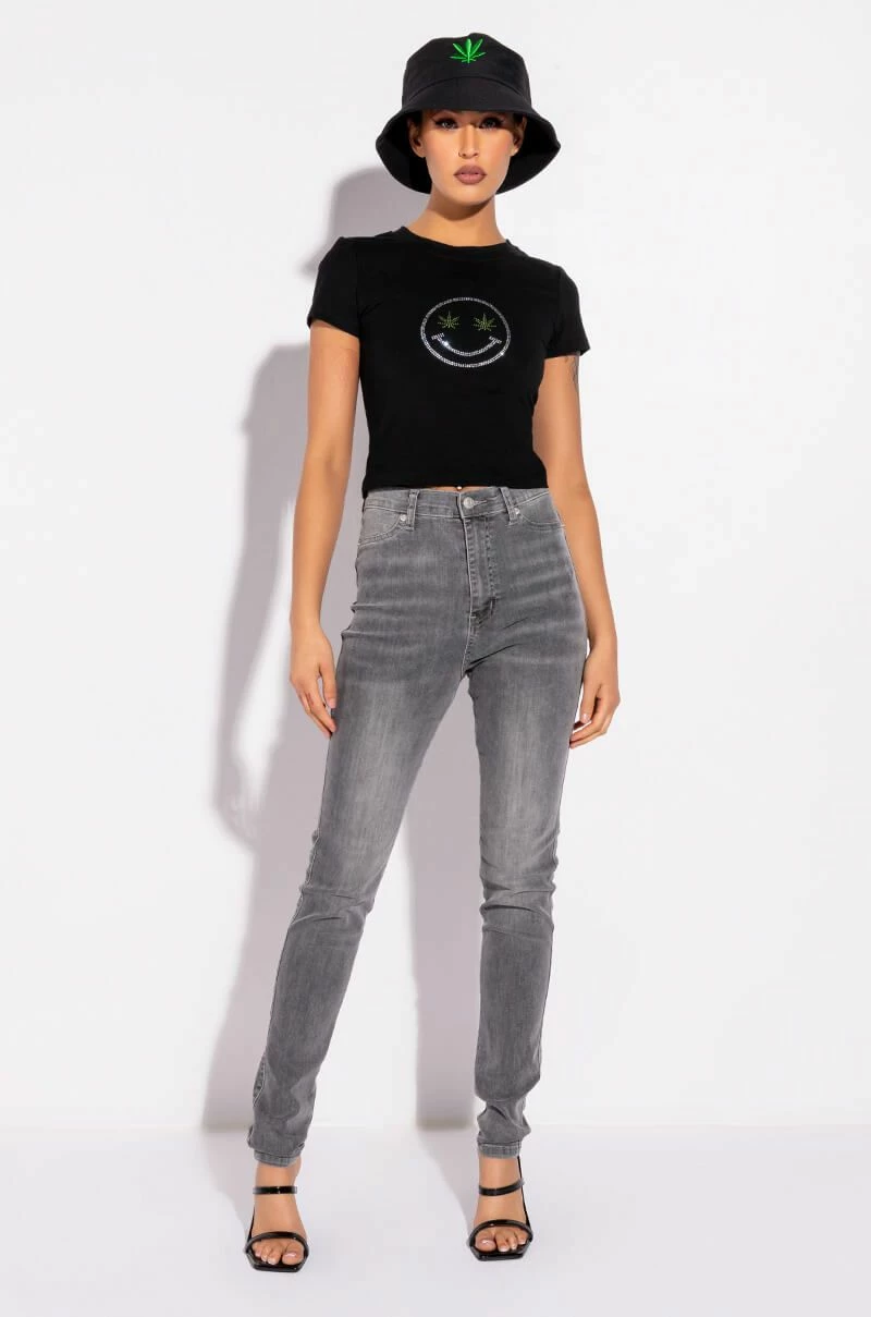 FLEX-FIT HIGH WAISTED SUPER STRETCHY SKINNY JEANS - Image 3