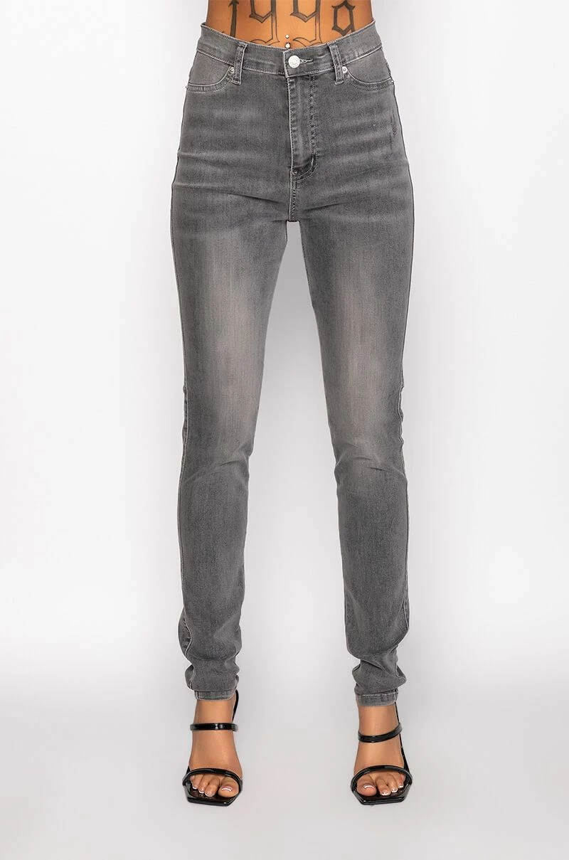 FLEX-FIT HIGH WAISTED SUPER STRETCHY SKINNY JEANS - Image 5