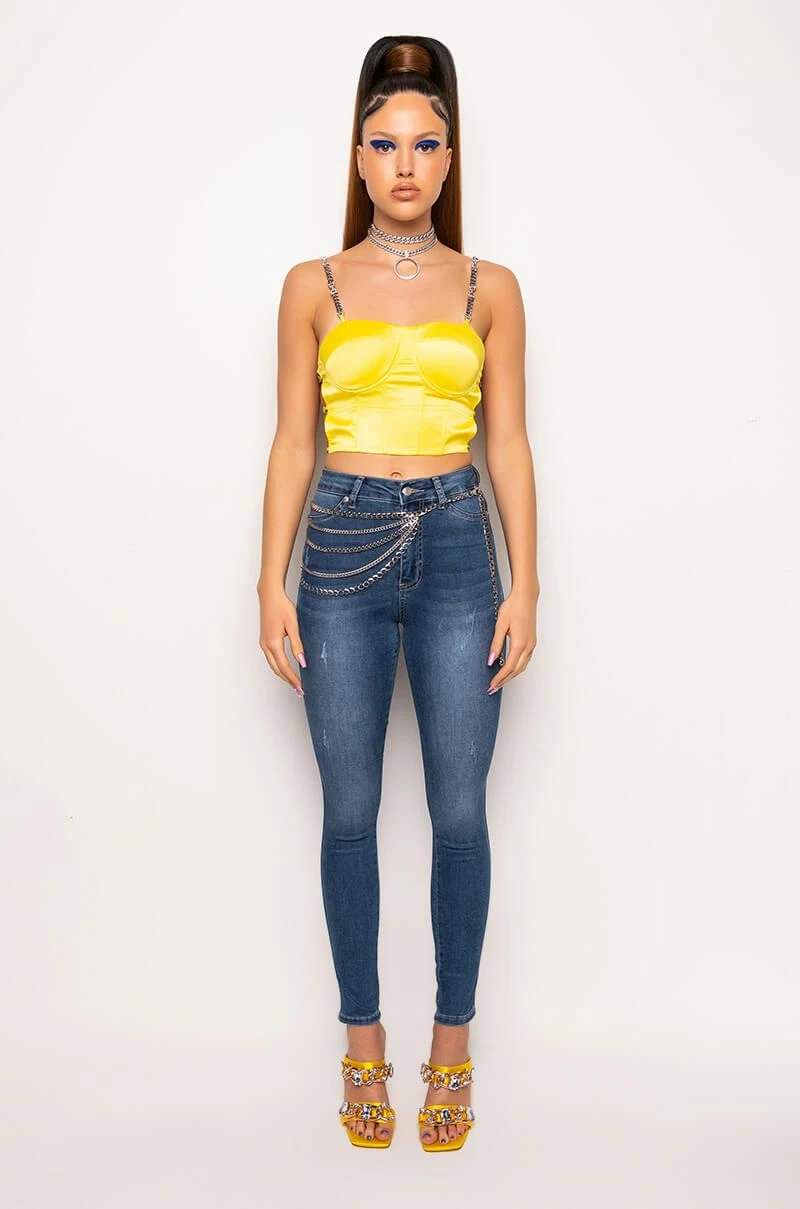 FLEX-FIT HIGH WAISTED SUPER STRETCHY SKINNY JEANS - Image 9