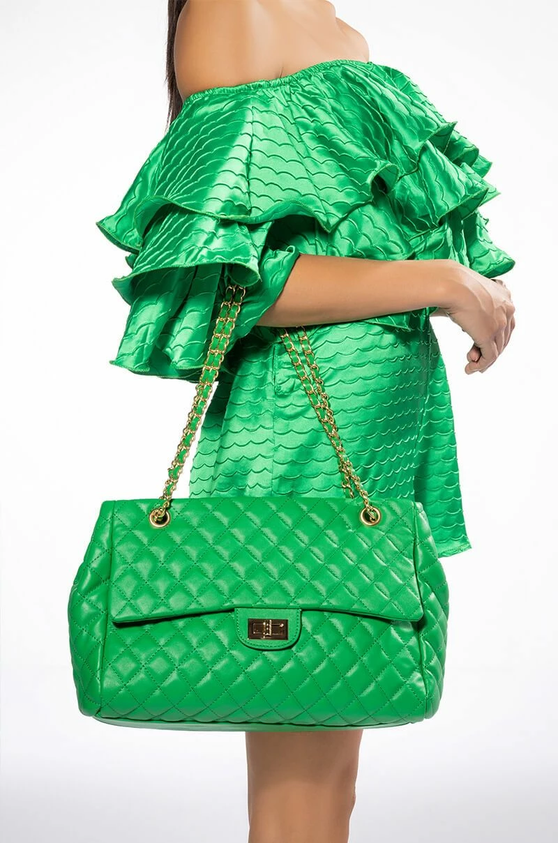 FOUR LEAF CLOVER QUILTED PURSE - Image 4