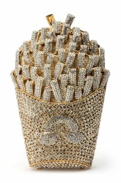 FRENCH FRIED ALL DAY BLINGED CLUTCH