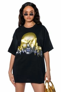 GOLD FOIL GRAPHIC TEE