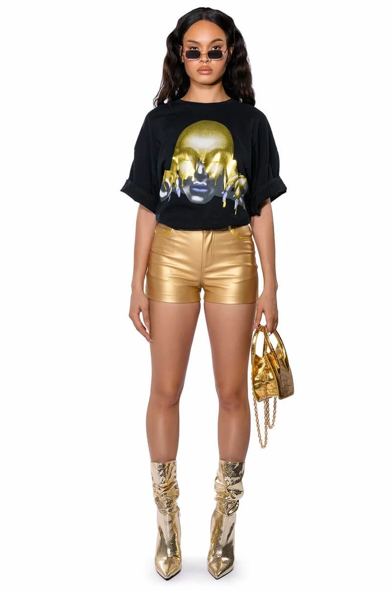 GOLD FOIL GRAPHIC TEE - Image 4