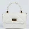 GOOD AS HELL PEARL WHITE QUILTED BAG