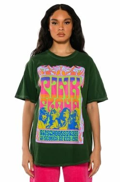 GREEN PINK FLOYD PIGMENT DYED TSHIRT