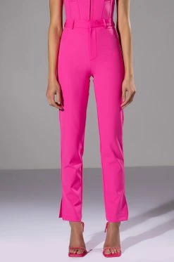HANSEL HIGH RISE PANTS WITH SLITS