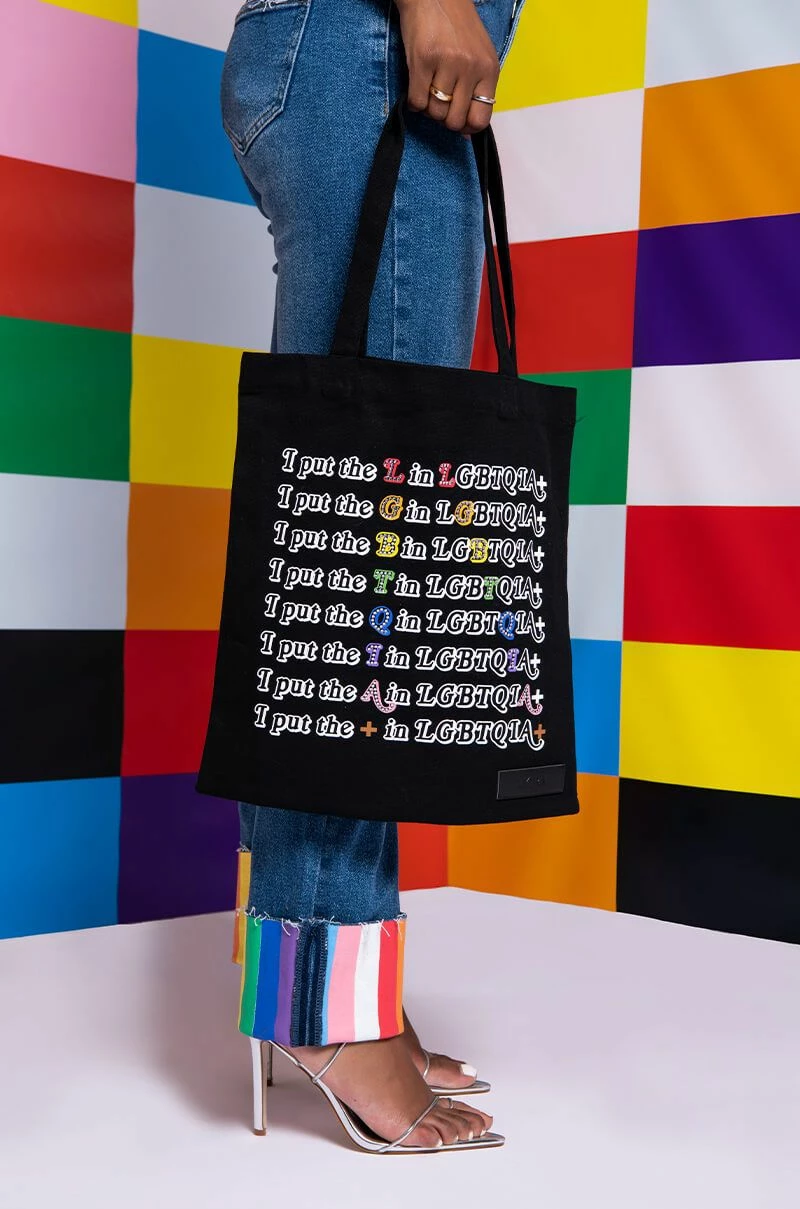 LGBTQIA OVERSIZED CANVAS TOTE - Image 3
