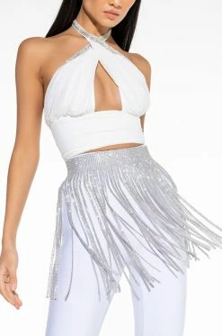 I GOT IT FROM MY MAMA RHINESTONE SKIRT BELT