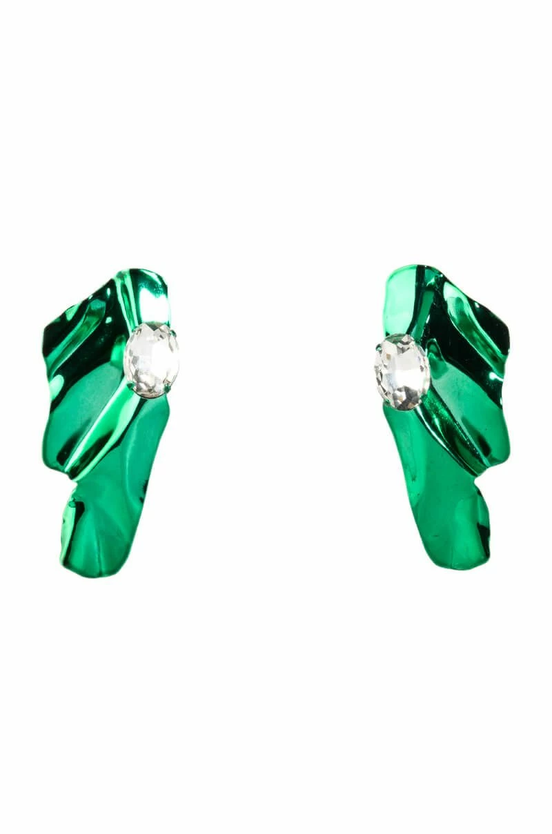 IM JADED ACRYLIC DROP EARRINGS - Image 2