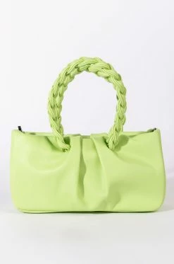LARISSA LIME BRAID PURSE