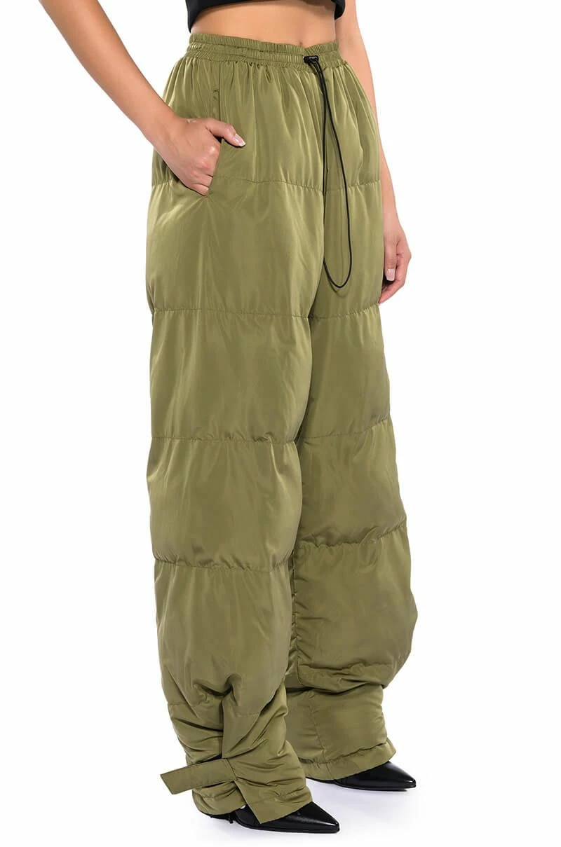 LORENA WIDE LEG PUFFER PANT - Image 2