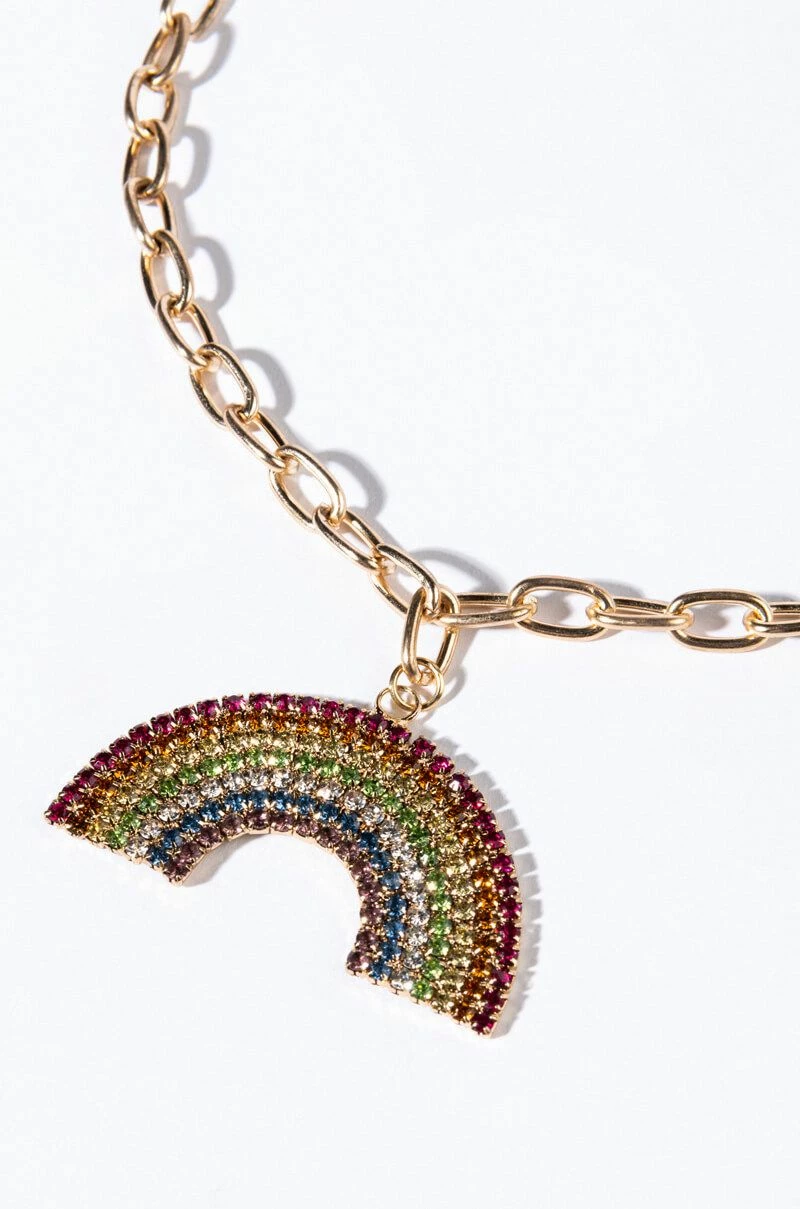 LOVE IS LOVE RHINESTONE CHAIN - Image 2