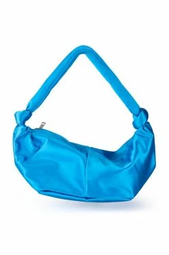 MAGNOLIA SATIN BLUE PURSE