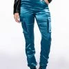 MISSION IMPOSSIBLE SATIN CARGO JOGGER PANTS