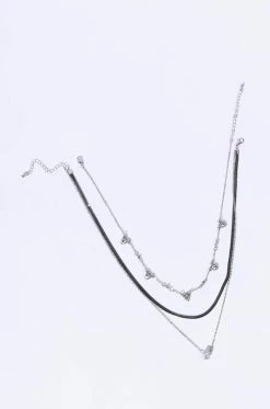 MY ALL SILVER NECKLACE SET