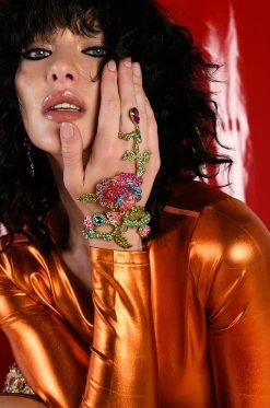 MY SECRET GARDEN LUXE GEM BRACELET RING COMBO