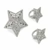 NORTH STAR RHINESTONE RING SET