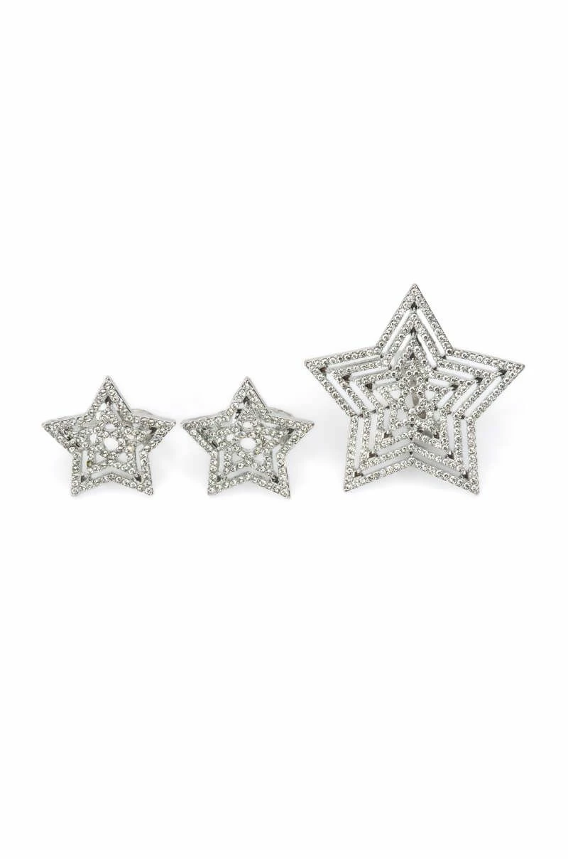 NORTH STAR RHINESTONE RING SET - Image 2