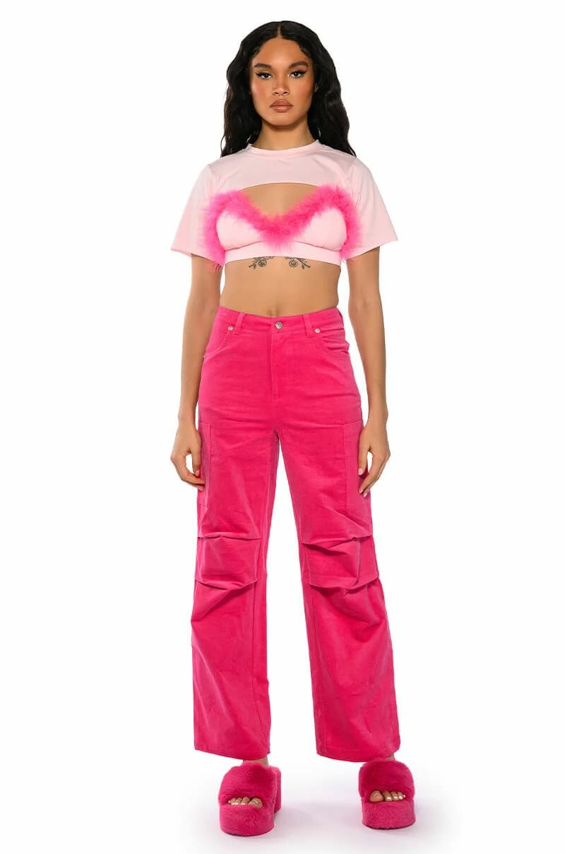 NOT A SECRET RELAXED CORDUROY PANTS - Image 3