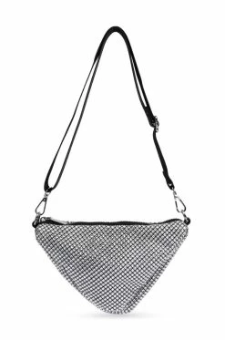 POP OUT RHINESTONE CROSSBODY BAG