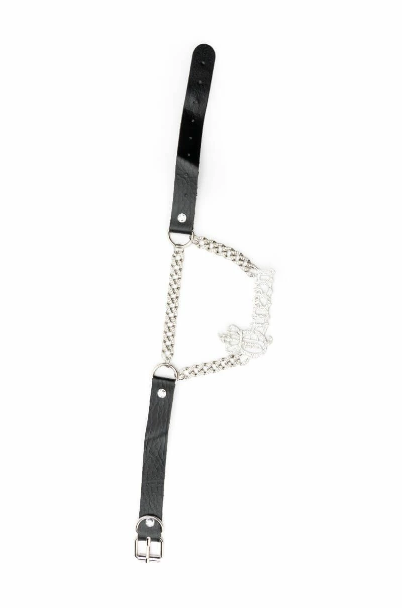 QUEEN BEE LEATHER CHOKER