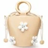 REGAL FLORAL DETAIL BUCKET BAG