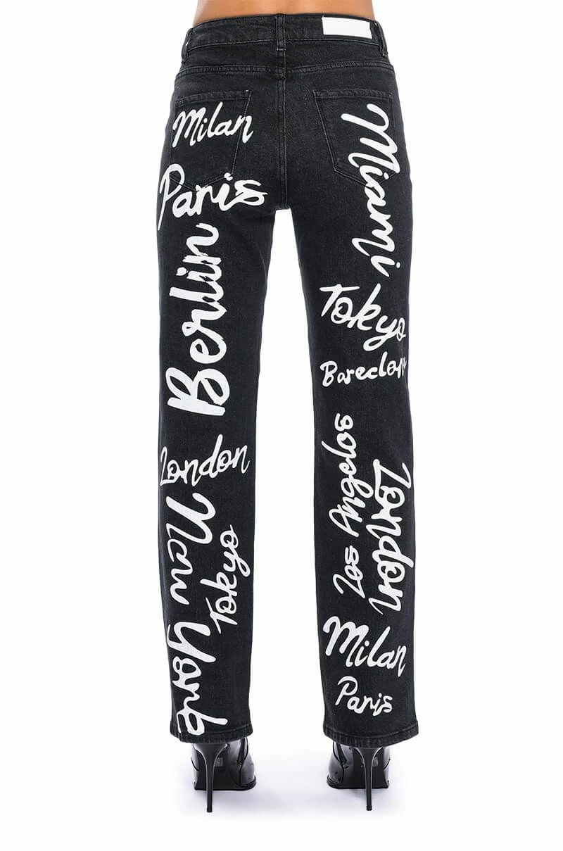 REPRESENT HIGH RISE STRAIGHT LEG JEAN - Image 8