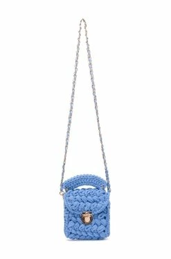 RHEBEKKA WOVEN BAG IN BLUE