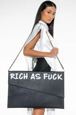 RICH AS FUCK SUPERSIZED CLUTCH