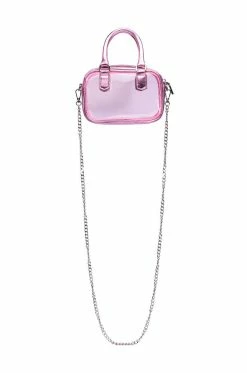 RIGHT THROUGH ME PVC PURSE