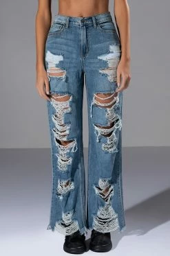 ROCK N' ROLL DESTROYED RELAXED JEANS