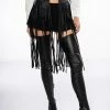 SHILOH STUDDED WESTERN FRINGE BELT